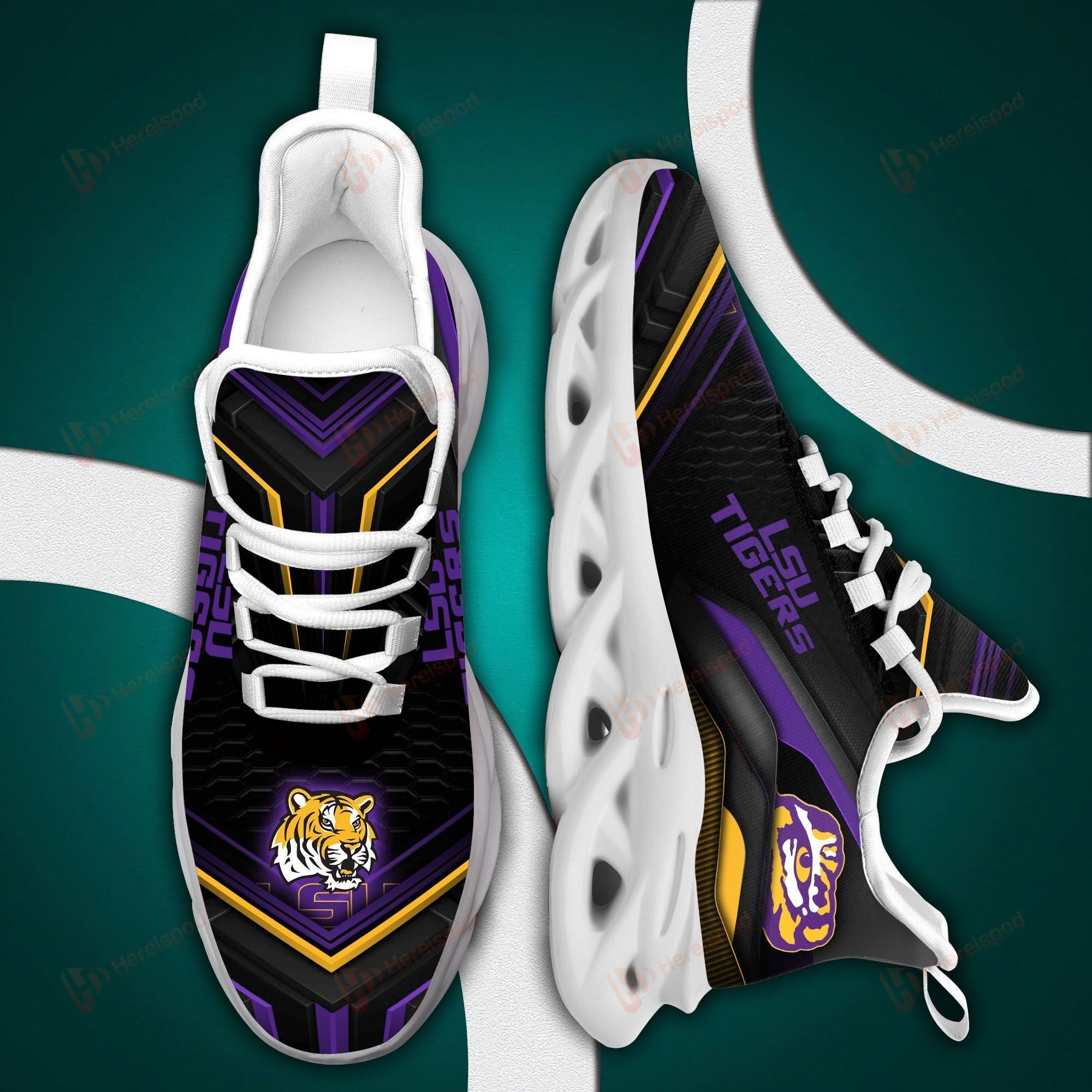 Chsx21081813 Lsu Tigers Max Soul Shoes