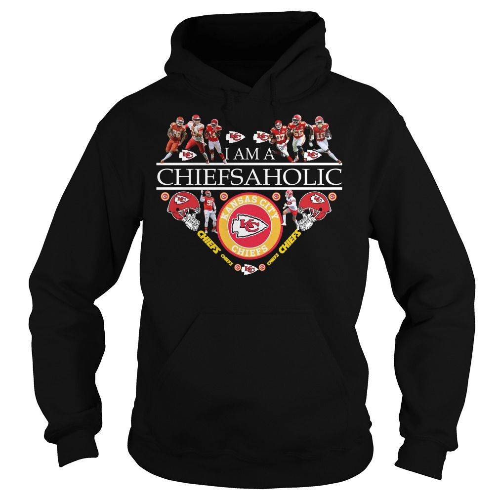 I Am A Chiefsaholic Kansas City Chiefs Us Football Fans Cool Shirts