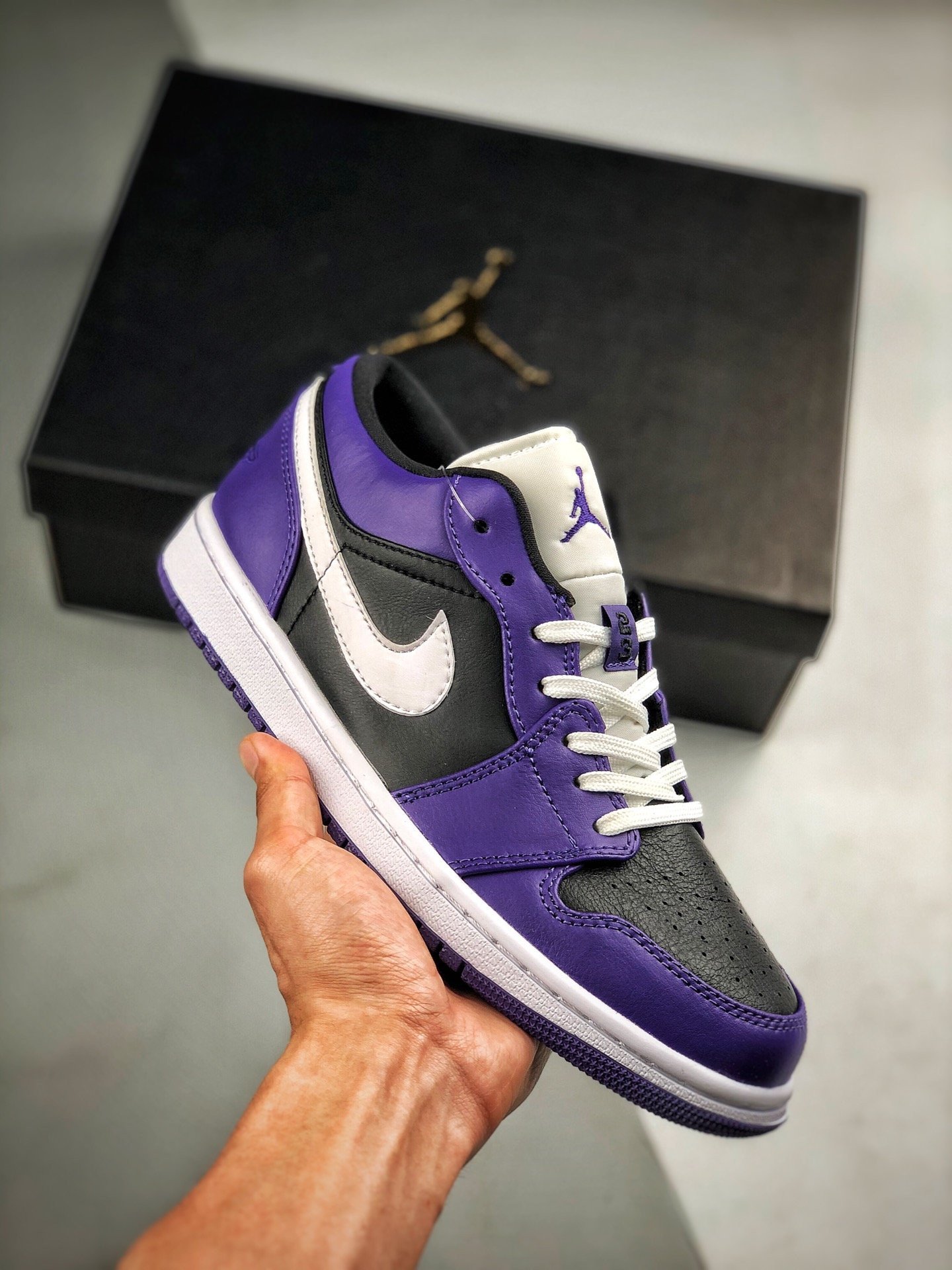 JD 1 Low Purple Black 553558-501 5341881