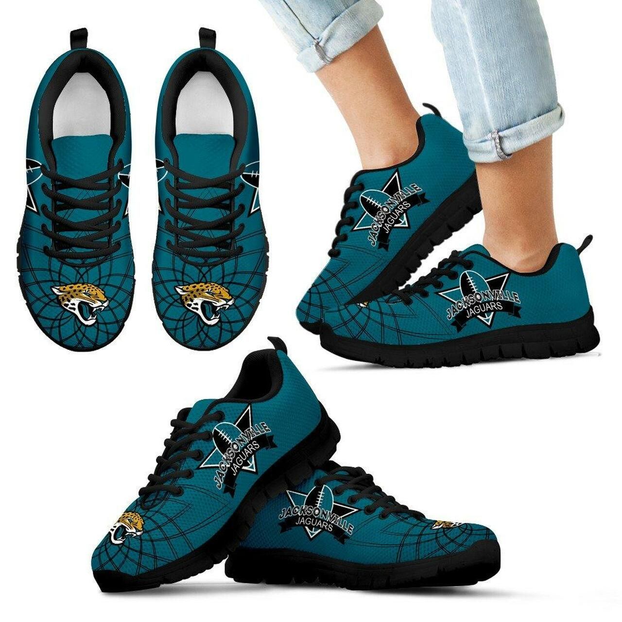 Jacksonville Jaguars Sneakers Super Bowl Running Shoes For Men, Women Shoes12710