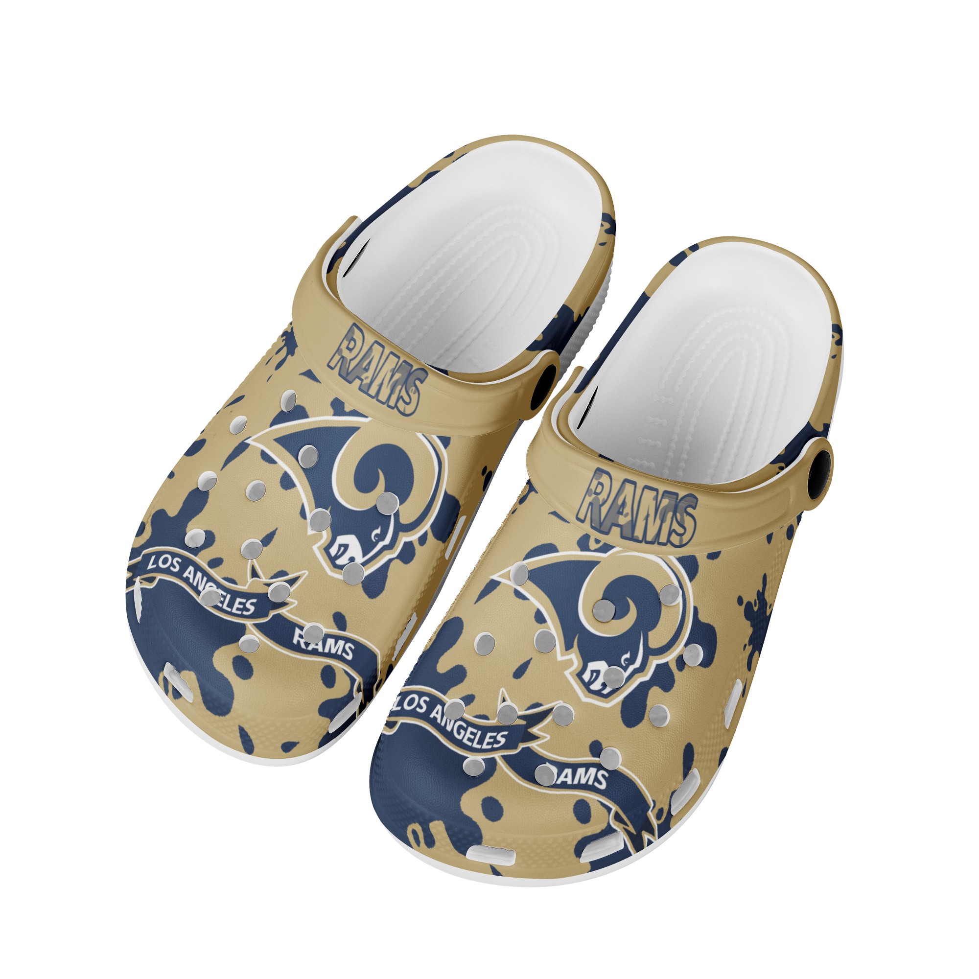 Los Angeles Rams Shoes Cute Crocs Shoes For Fans