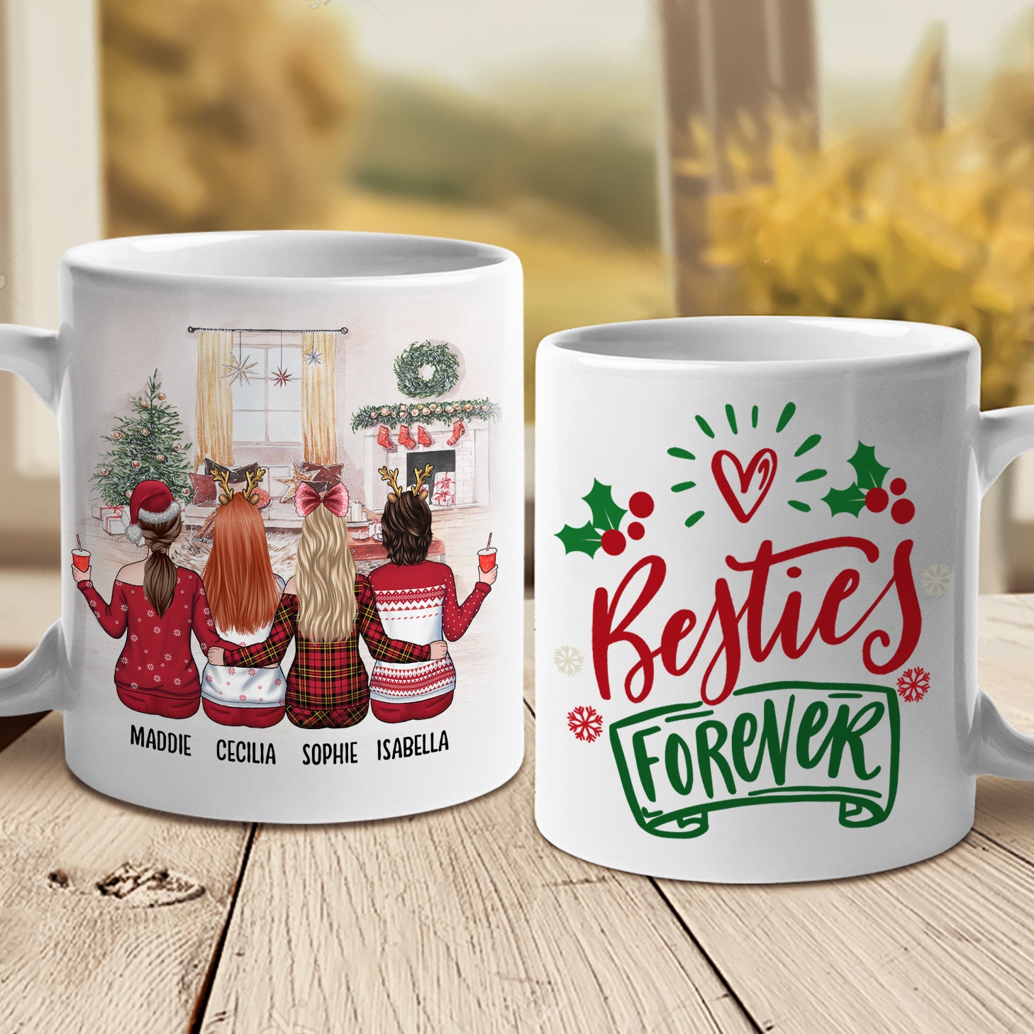 Besties Forever – Always Better Together – Personalized Mug