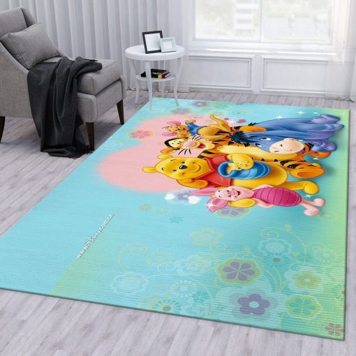 Winnie The Pooh Ver4 Rug All Over Print Logo Custom Area Rug Carpet Full Sizes Home Living Rug Carpet Decor