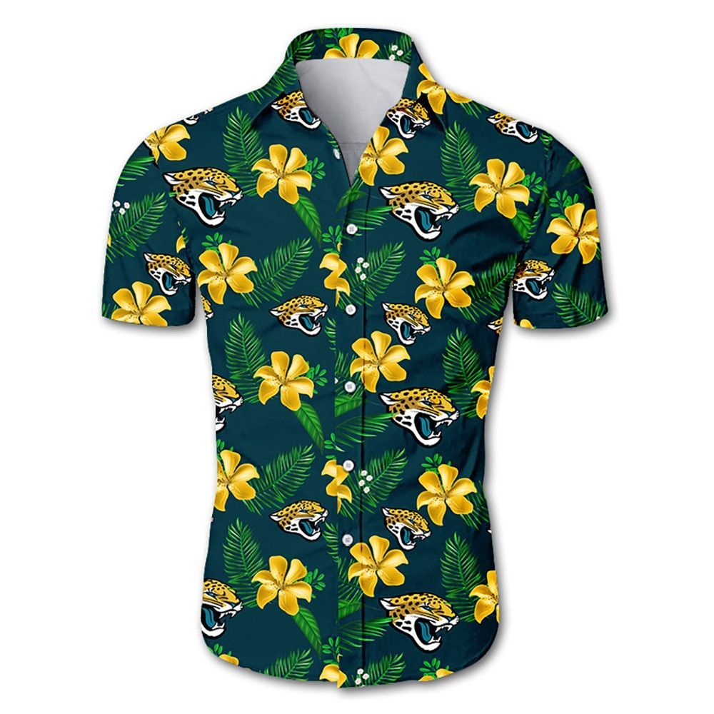 Jacksonville Jaguars Hawaiian Shirt Short Sleeve For Summer