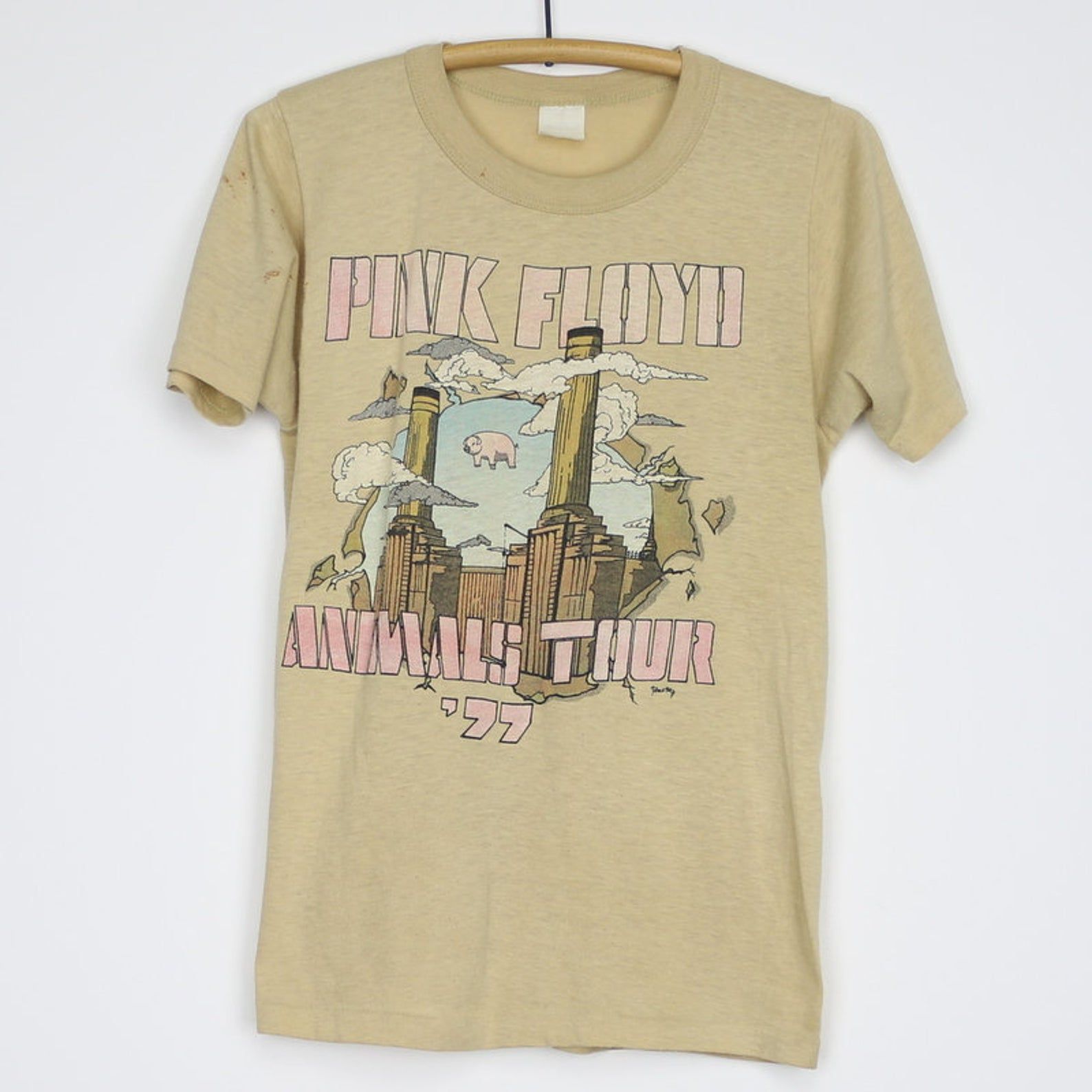 Vintage 1977 Pink Floyd Animals Tour Shirt