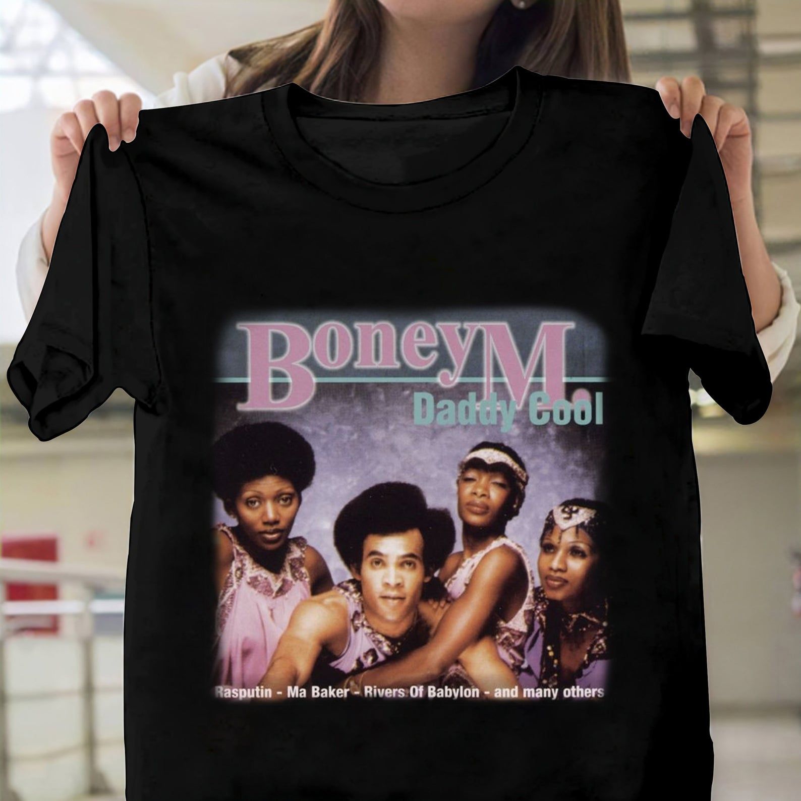 Boney M Daddy Cool T-shirt Boneym Members Tee Gift For Fan Disco Shirt Vintage Shirt Music Shirt The Legend Band Shirtanniversary Tee