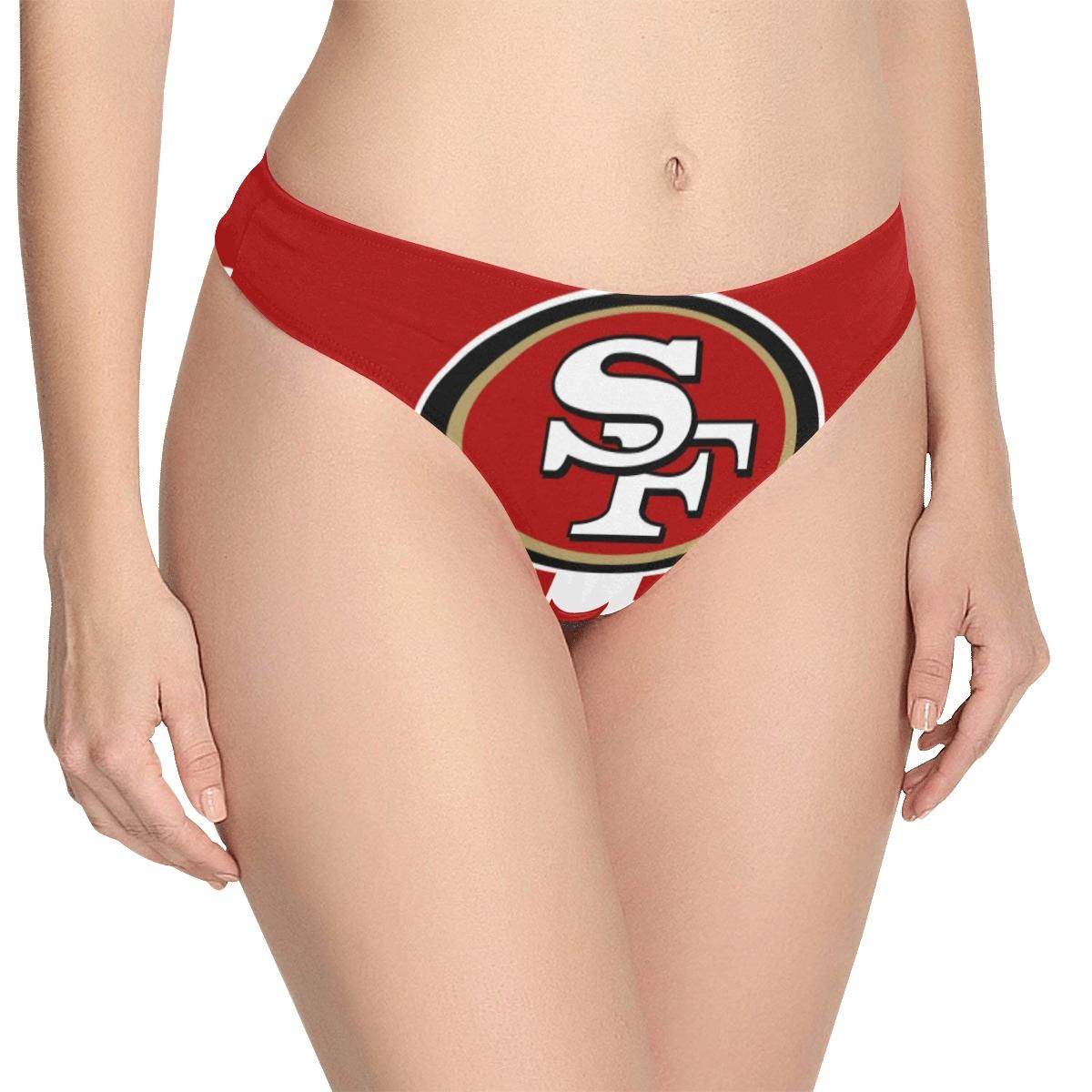 San Francisco 49ers Women’s Classic Thong Women’s All Over Print Thongs