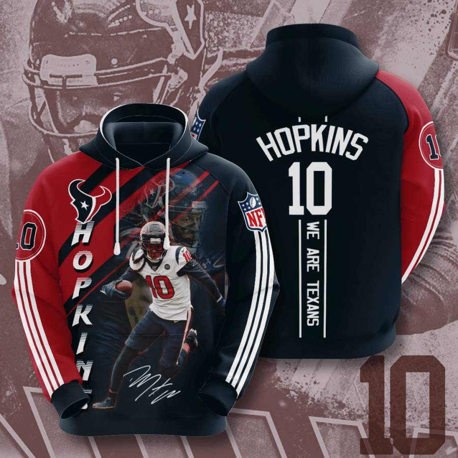 Houston Texans Deandre Hopkins 26 Unisex 3D Hoodie Gift For Fans