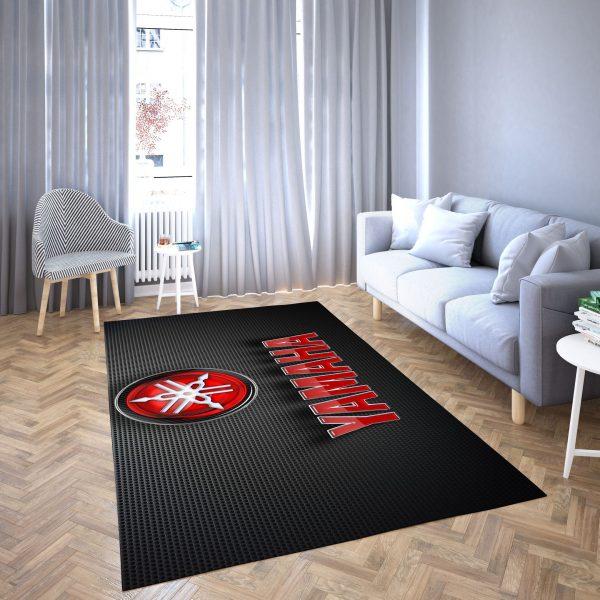 Yamaha Motorcycles Home Decor Rectangle Area Rug 10