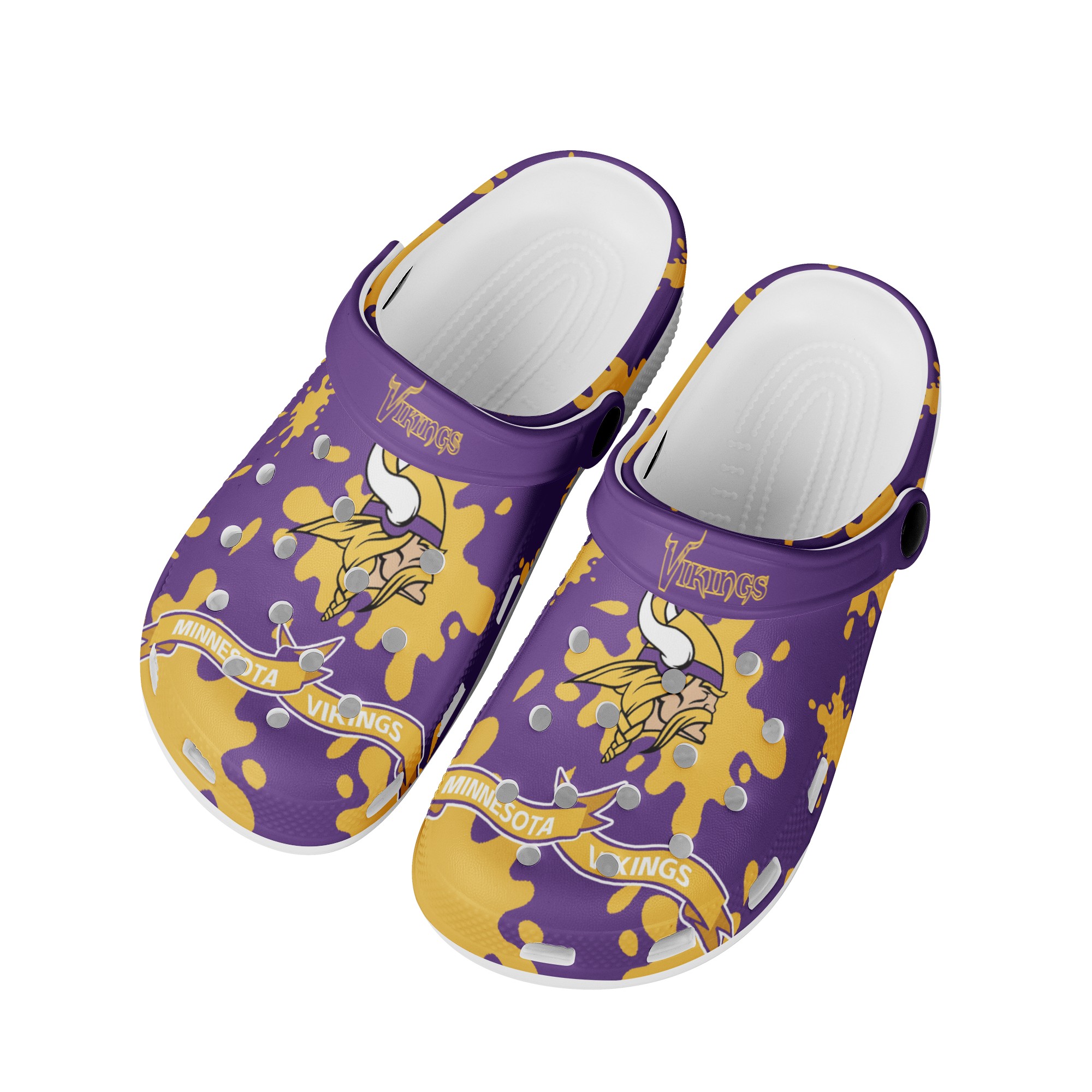 Minnesota Vikings Crocs Shoes Cute Shoes For Fans