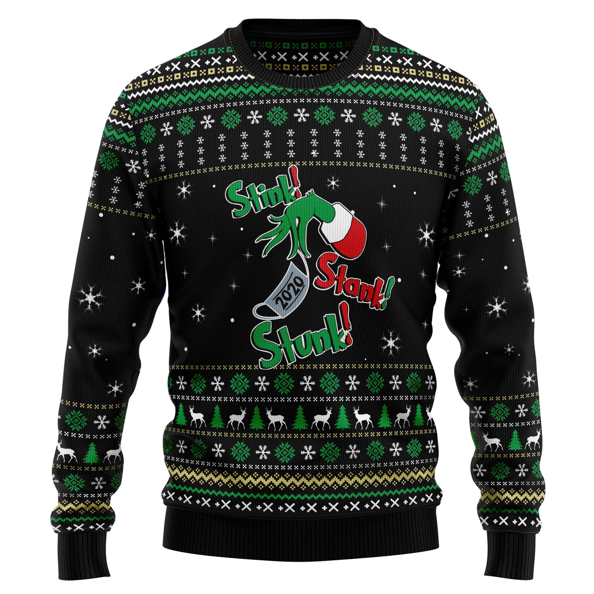 Stink Stank Stunk Grinch Ugly Christmas Sweater