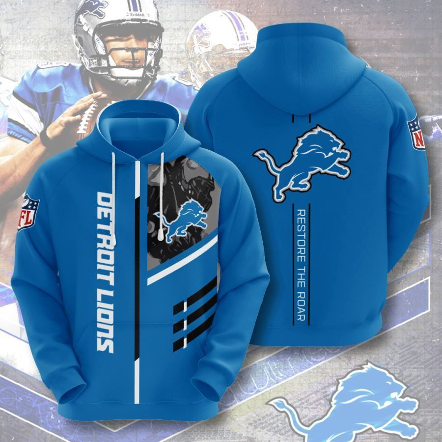 Detroit Lions Fans 3D All Over Designed Hoodie Gifts For Detroit Lions Fans Detroit Lions Lovers