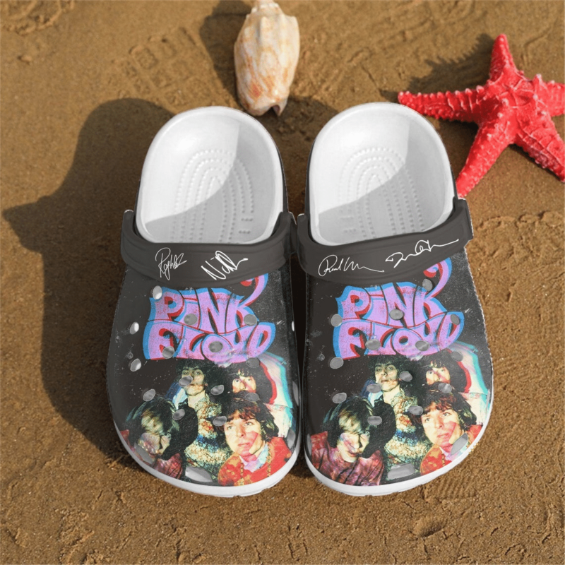 Waybackapparel Pink Floyd 3D Crocband Clog