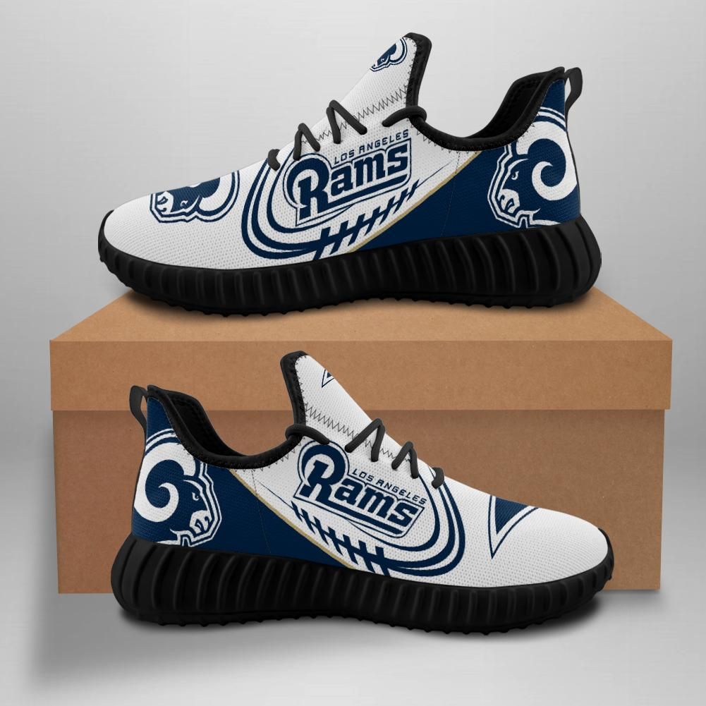 Los Angeles Rams Custom Shoes Sport Sneakers Los Angeles Rams Yeezy Boost - Yeezy Shoes