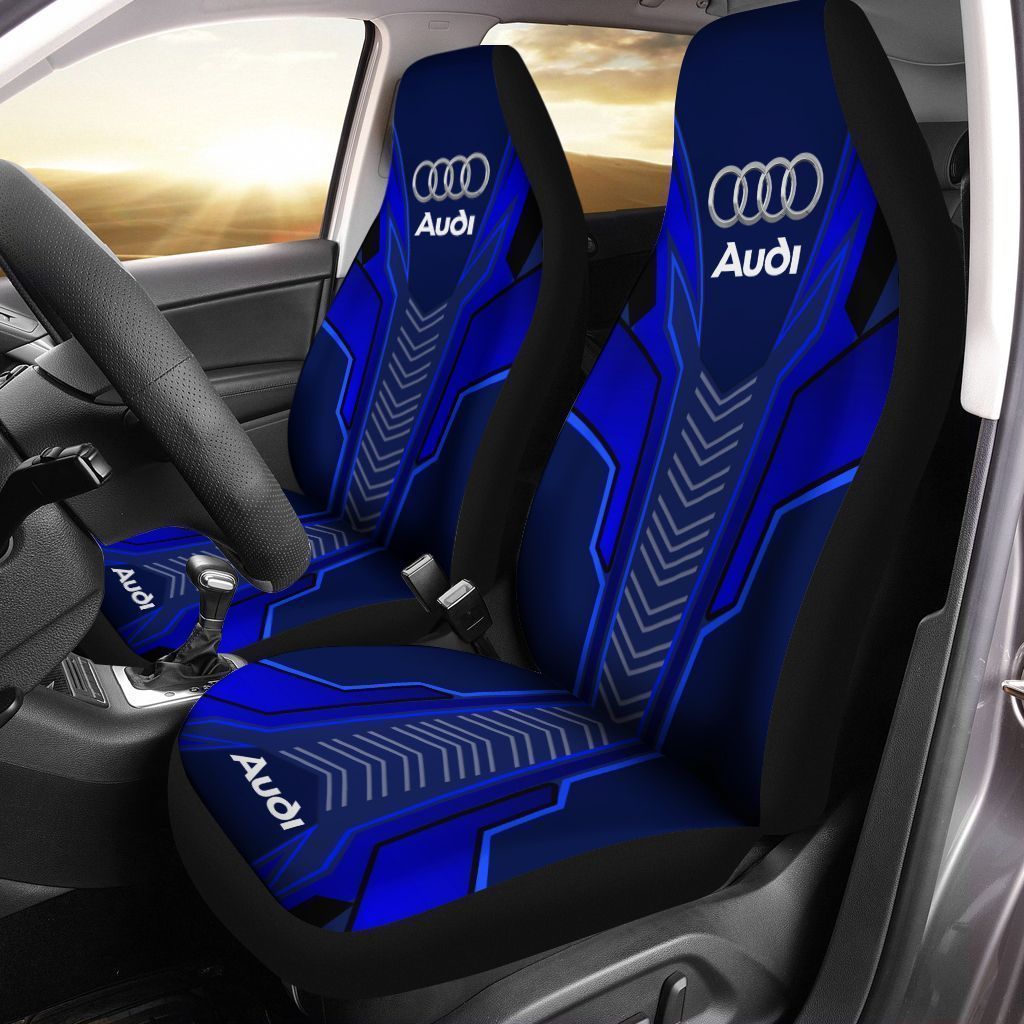 Audi PVT-HA Car Seat Cover (Set of 2) Ver1 (Blue)