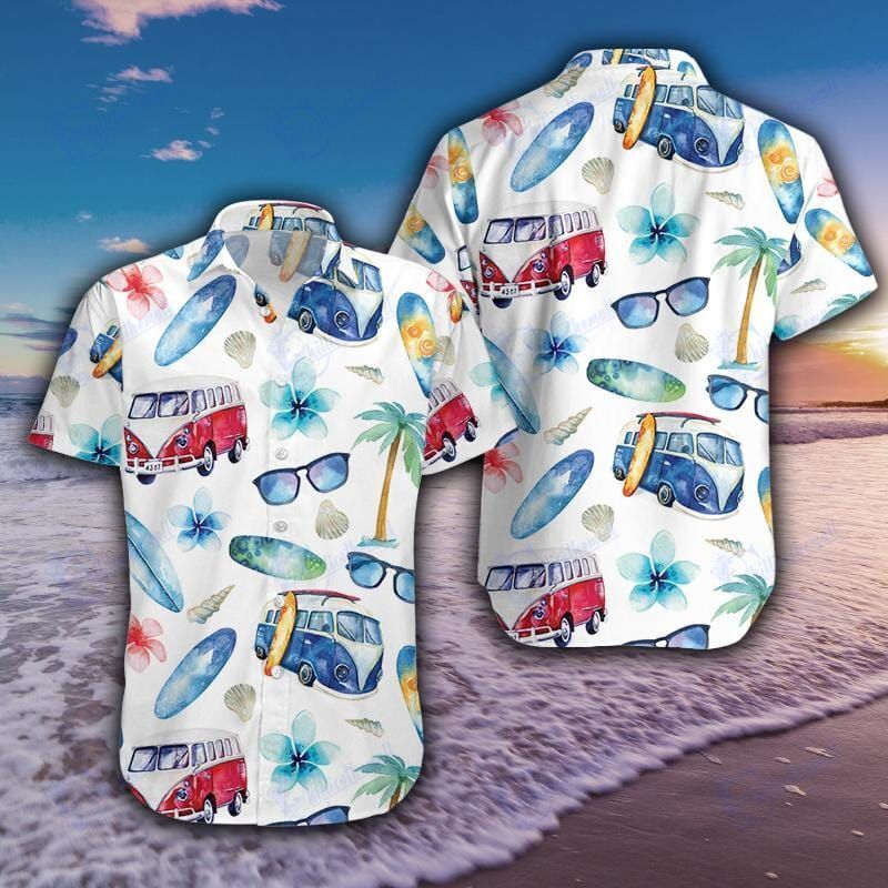 Camping Hippie Summer White Hawaiian …