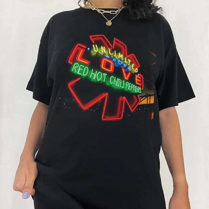 Rhcp Unlimited Love Shirt, Red Hot Chili Peppers T-Shirt, The Chili Peppers Tour 2023 Merch, Rhcp Album Shirt