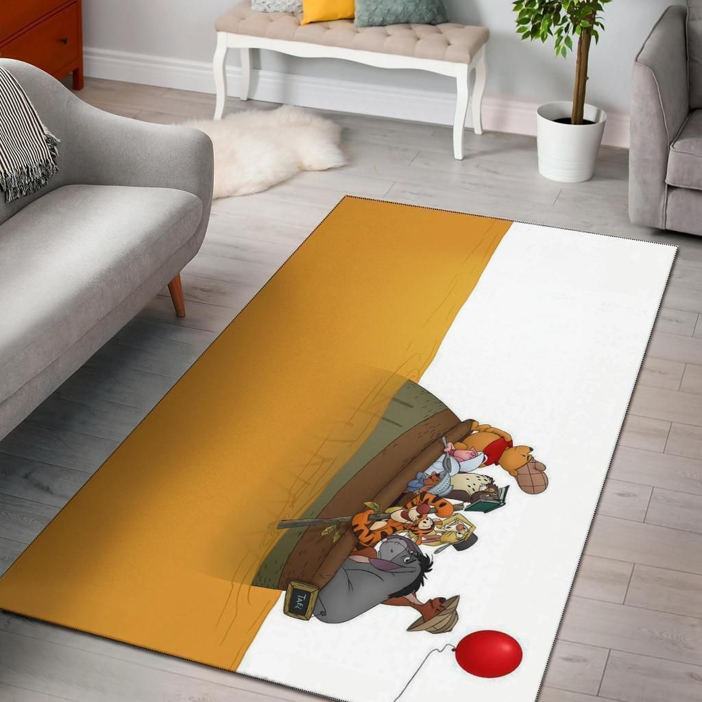 Winnie The Pooh Area Rug Carpet, Living Room Rugs, Floor Decor