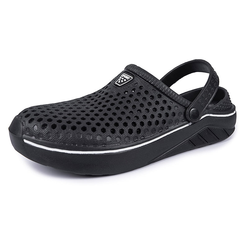 Microdeer 2022 Beach Clogs Sandals Slippers Flip Flops New Summer Unisex Men Women Flat Garden Casual Light Shoes Quick-Drying