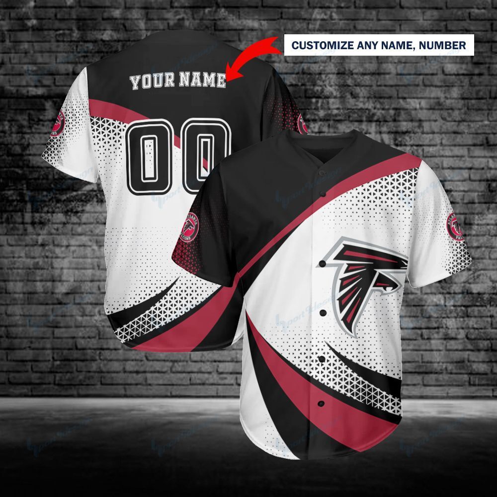 Atlanta Falcons Personalized Baseball Jersey 227