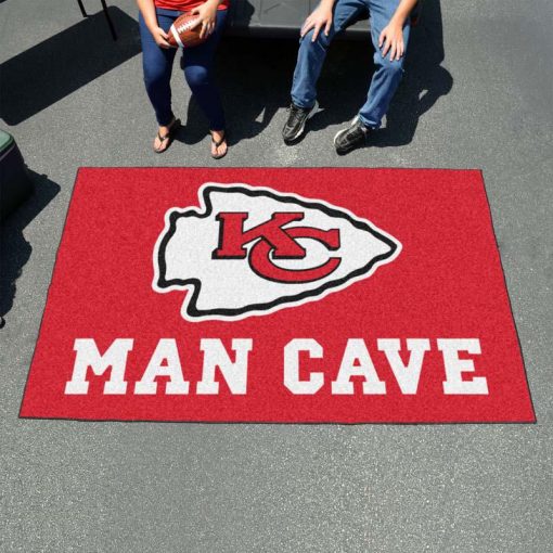 Kansas City Chiefs Man Cave Ultimat Logo Custom Area Rug Carpet Full Sizes Home Living Rugs Carpet Decor