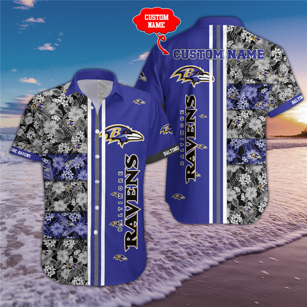 Baltimore Ravens Floral Summer Shirt