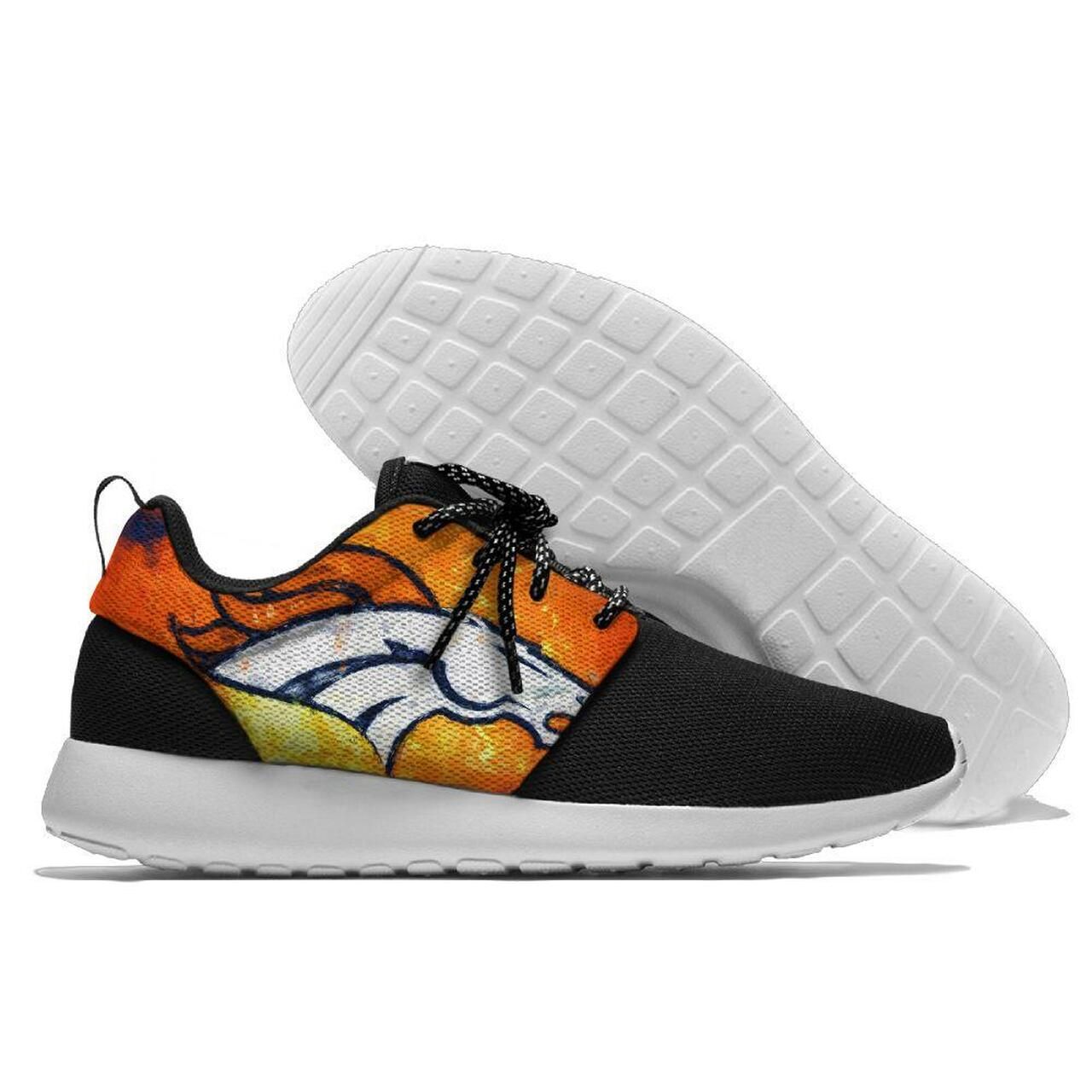 Mens And Womens Denver Broncos Lightweight Sneakers, Broncos Running Shoes Shoes16687