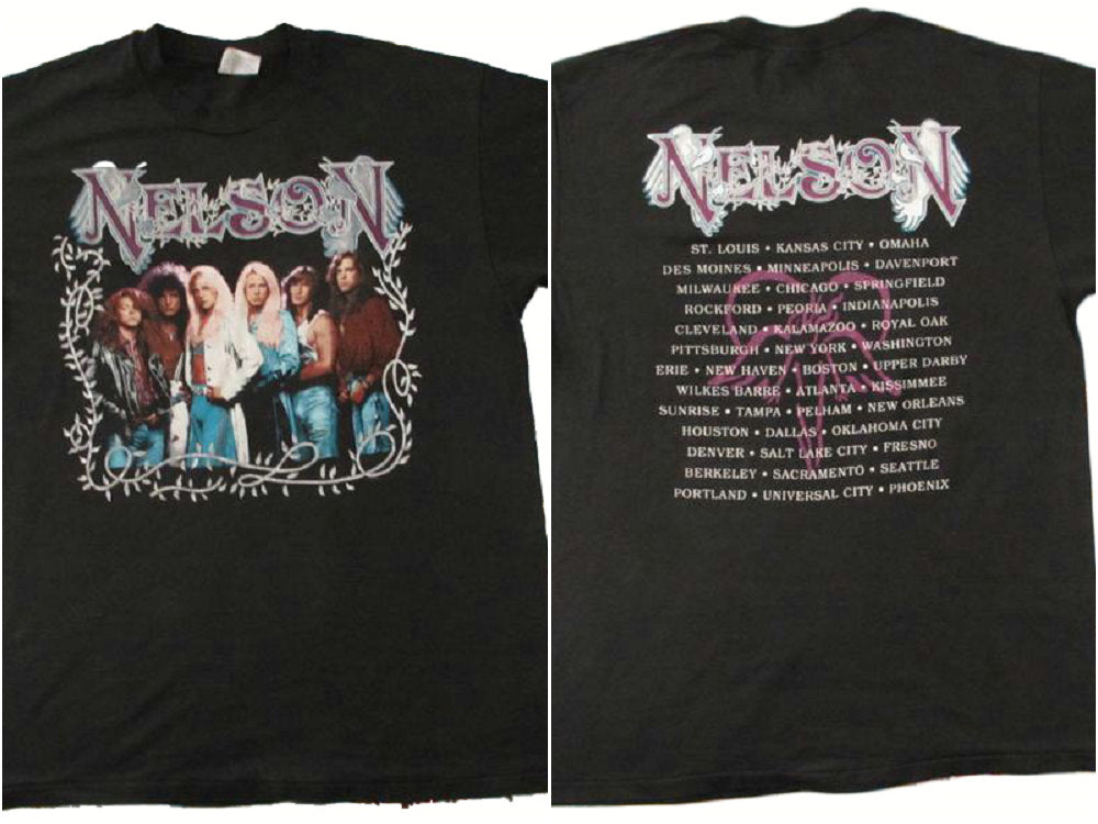 Vintage NELSON 1980s tour TSHIRT