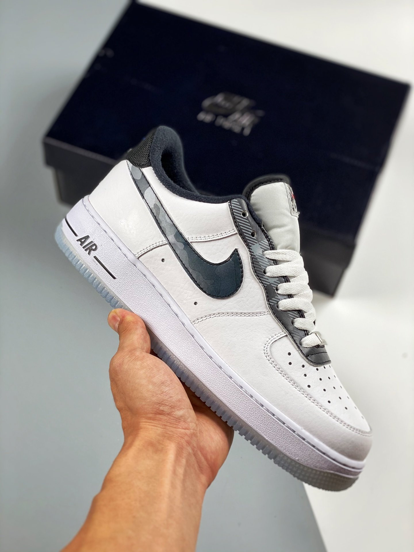 Nike Air Force 1 Remix Pack WhiteBlack-Pure Platinum-Metallic Silver 5340665