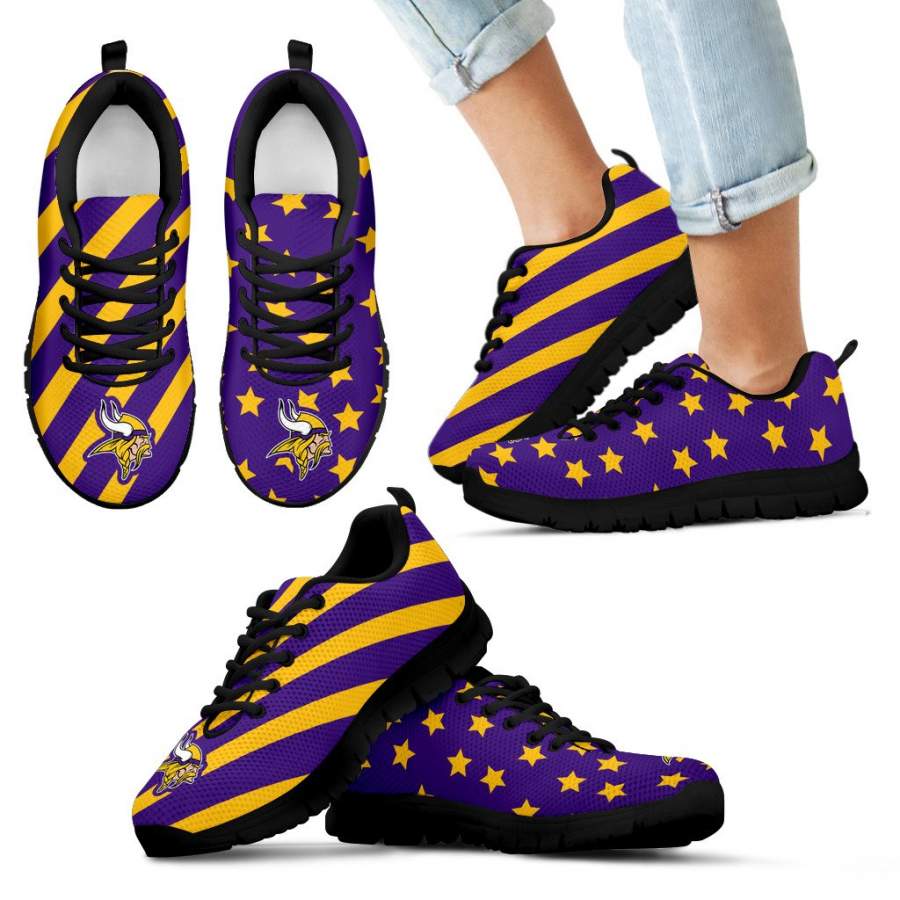 Splendid Star Mix Edge Fabulous Minnesota Vikings Sneakers