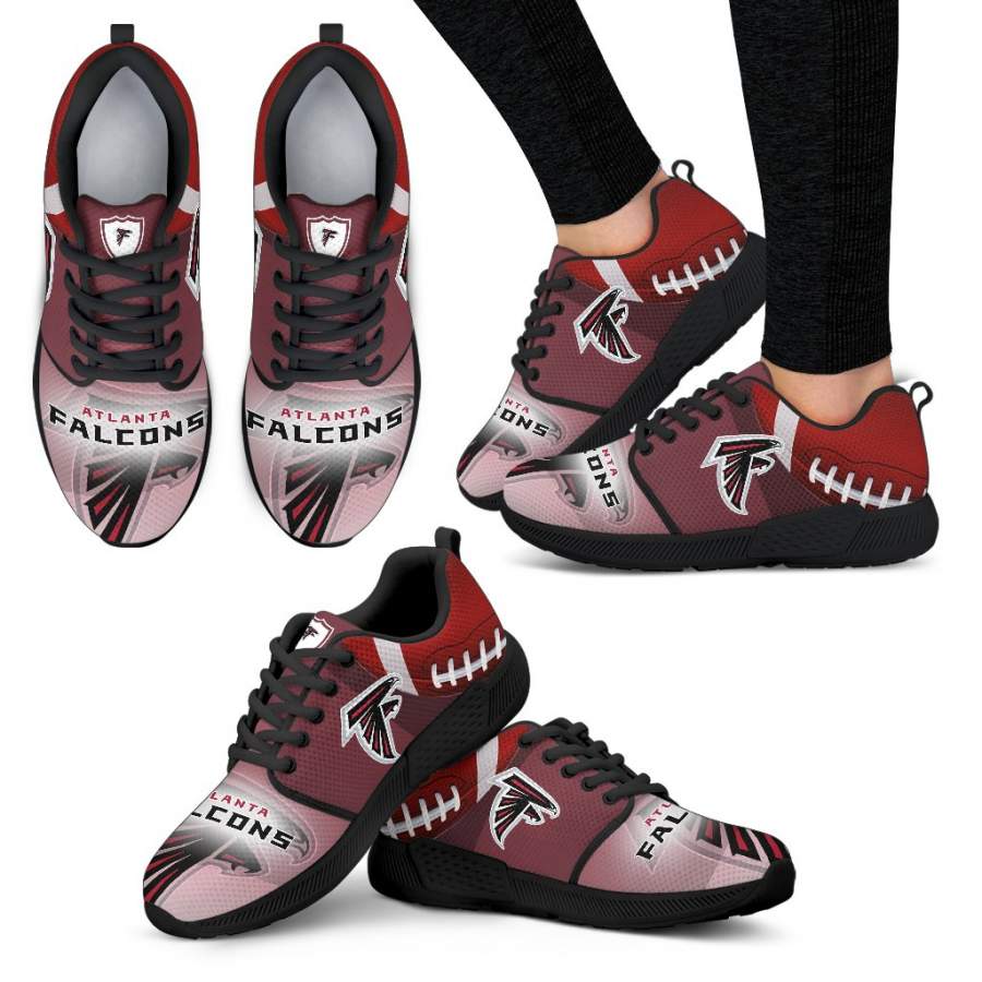 Awesome Atlanta Falcons Running Sneakers For Football Fan