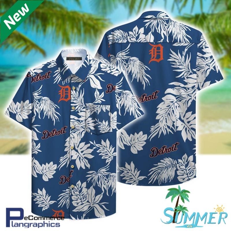Detroit Tigers Aloha Pattern Hawaiia …