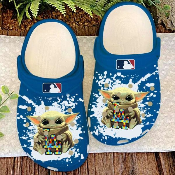 Buy Los Angeles Dodgers Personalized Name Crocss Clogs Shoes Custom Sneakers