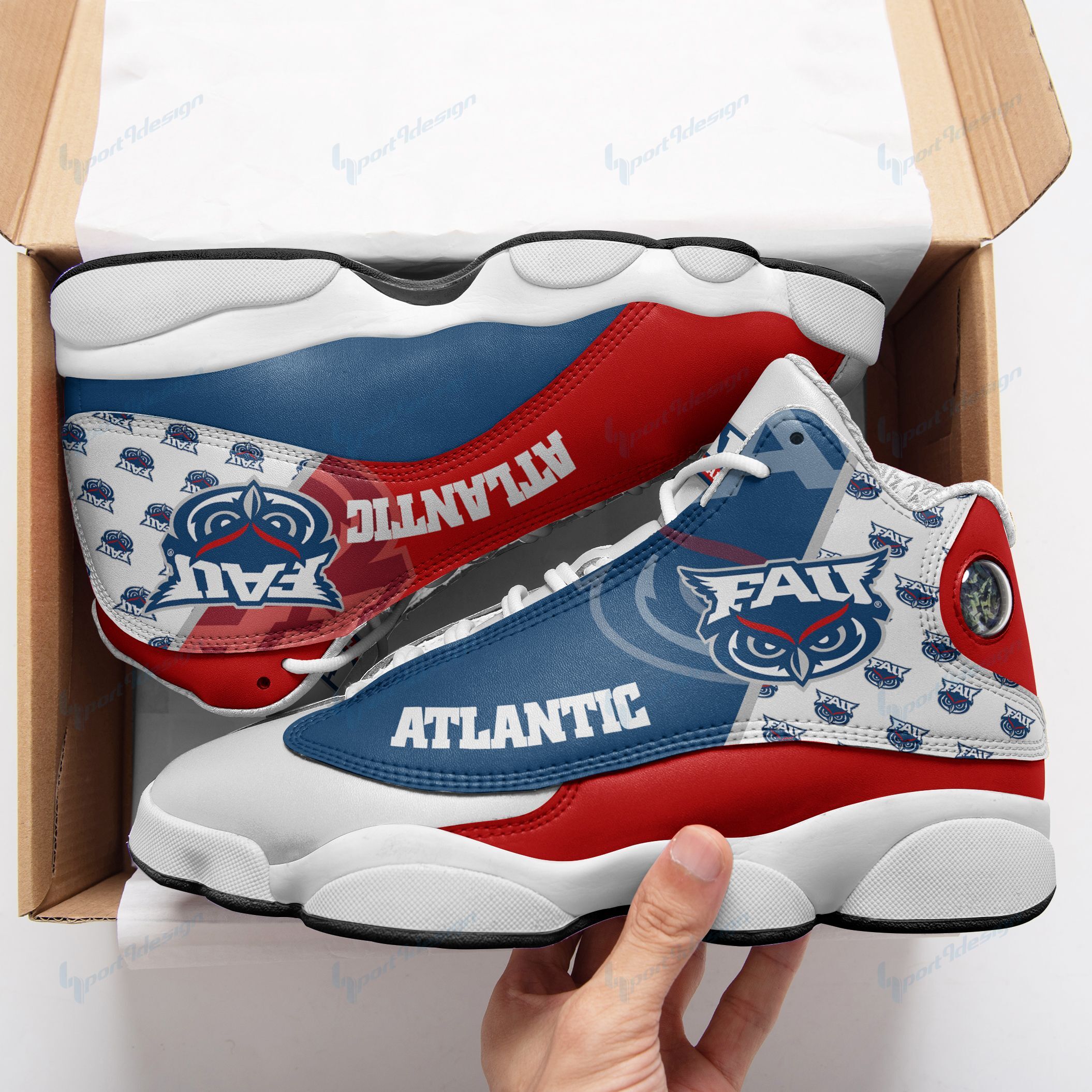 Florida Atlantic Owls AJD13 Sneakers 859