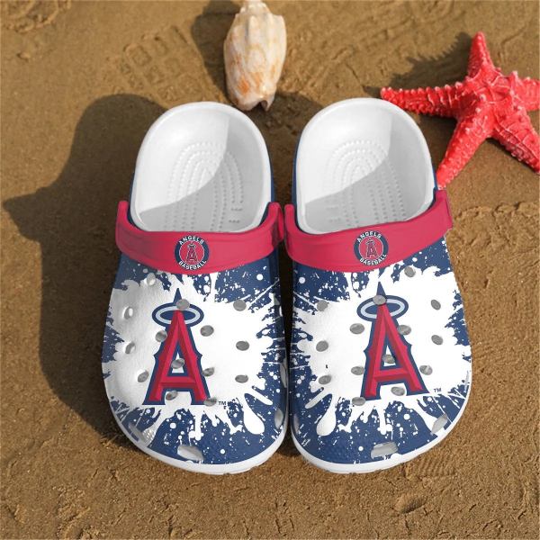 Los Angeles Angel Personalized Name Crocss Clogs Shoes Custom Sneakers