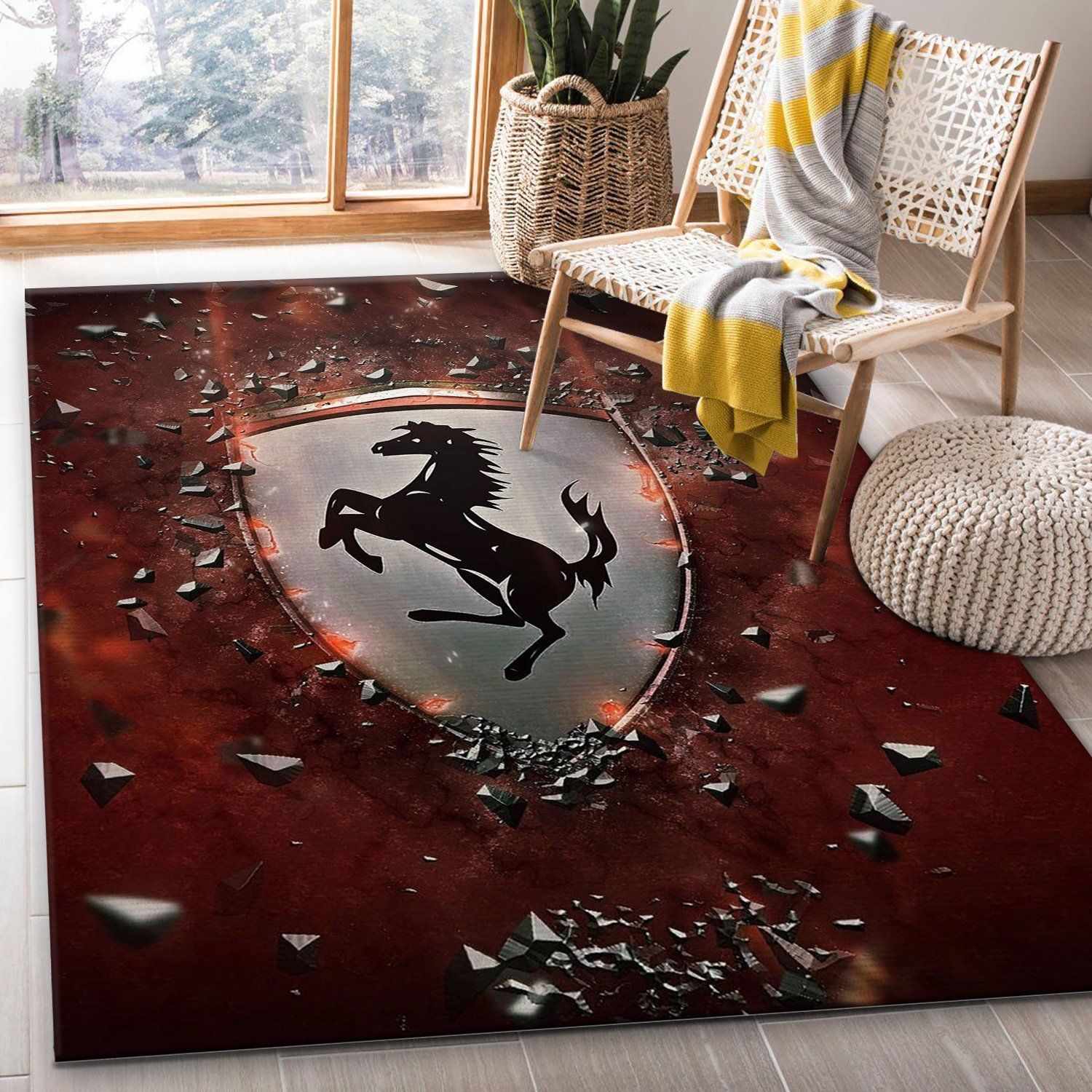 Ferrari Rug Living Room Floor Decor Home Decor Area Rug For Living Room Bedroom Rug Home Decor