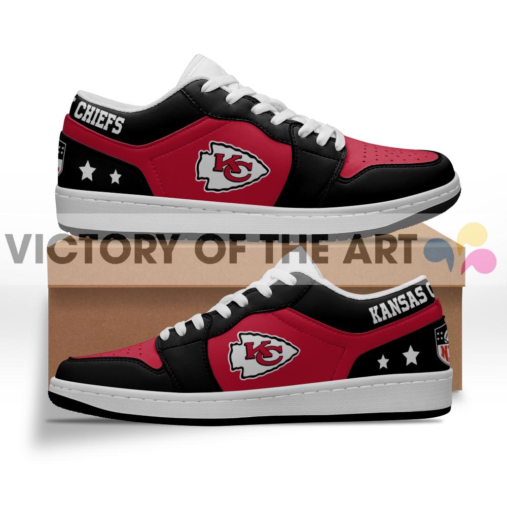 Gorgeous Simple Logo Kansas City Chiefs Low Jordan Shoes