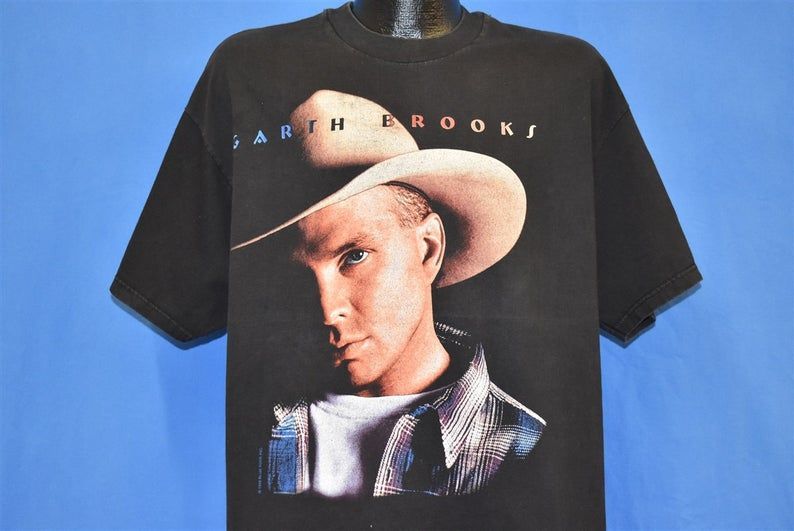 90S Garth Brooks No Fences World Tour 93-94 Country Shirt