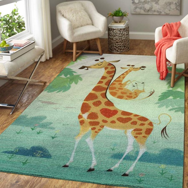 Cute Giraffes Area Rug 1910163 OFD