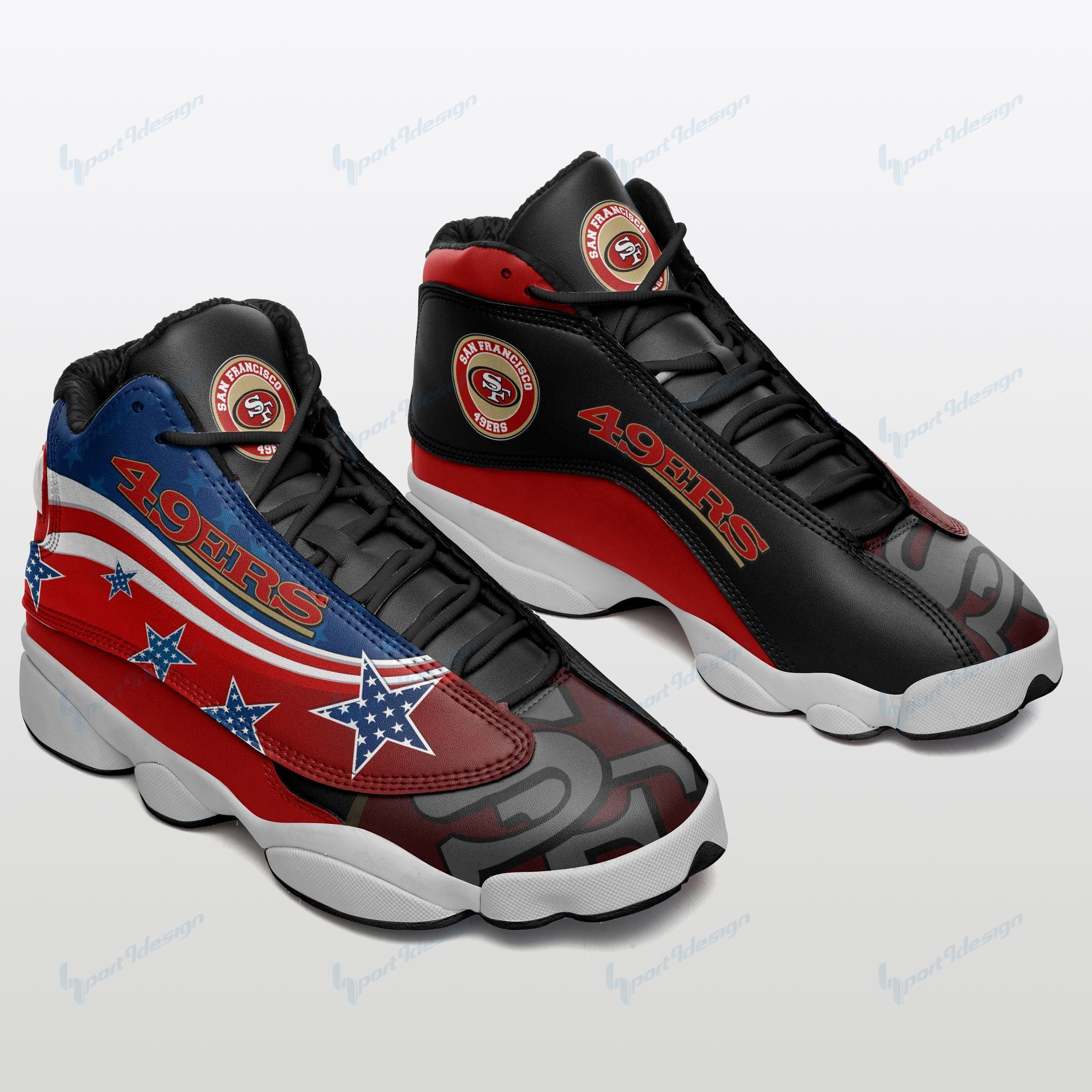 San Francisco 49ers Air JD13 Sneakers 562