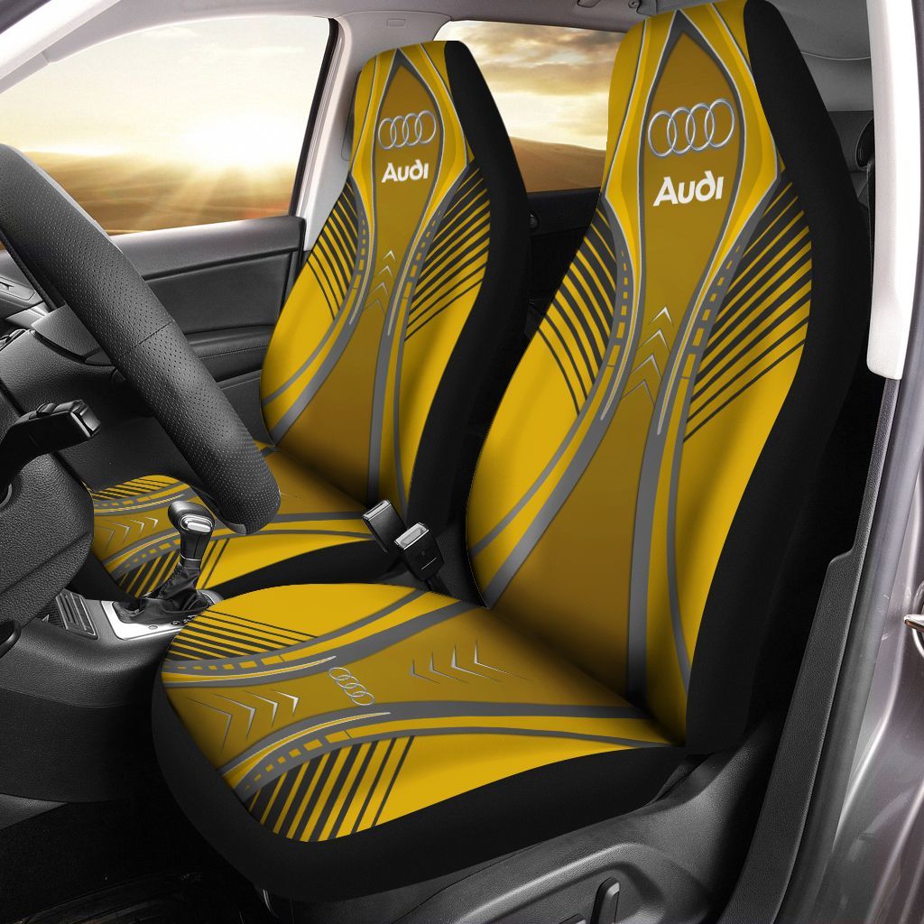 Audi Lph-Nh Car Seat Cover (Set Of 2) Ver 1 (Yellow)