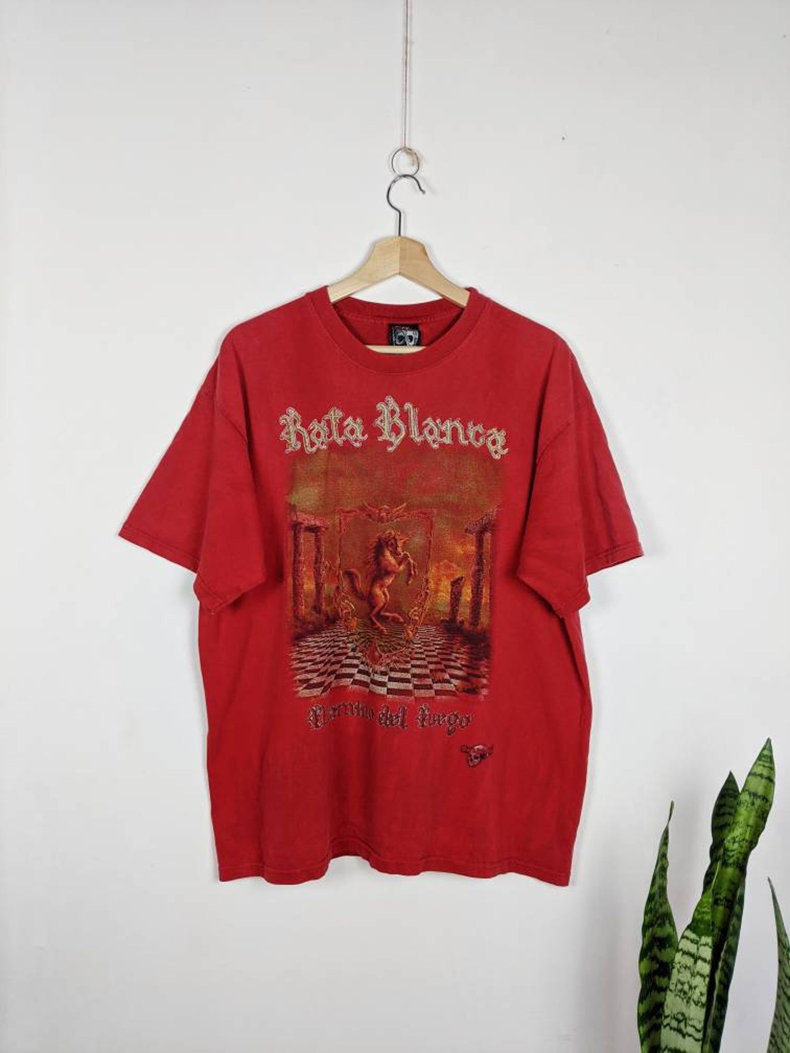 Vintage Rata Blanca Merch El Camino De Fuego T-shirt Retro