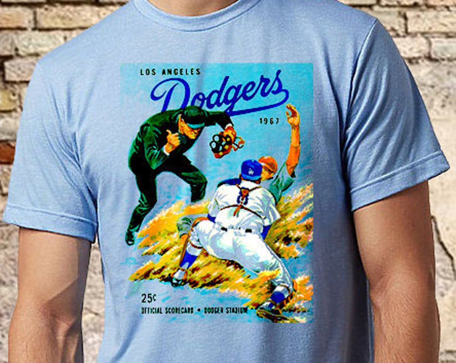 Vintage Style Dodgers T-shirt