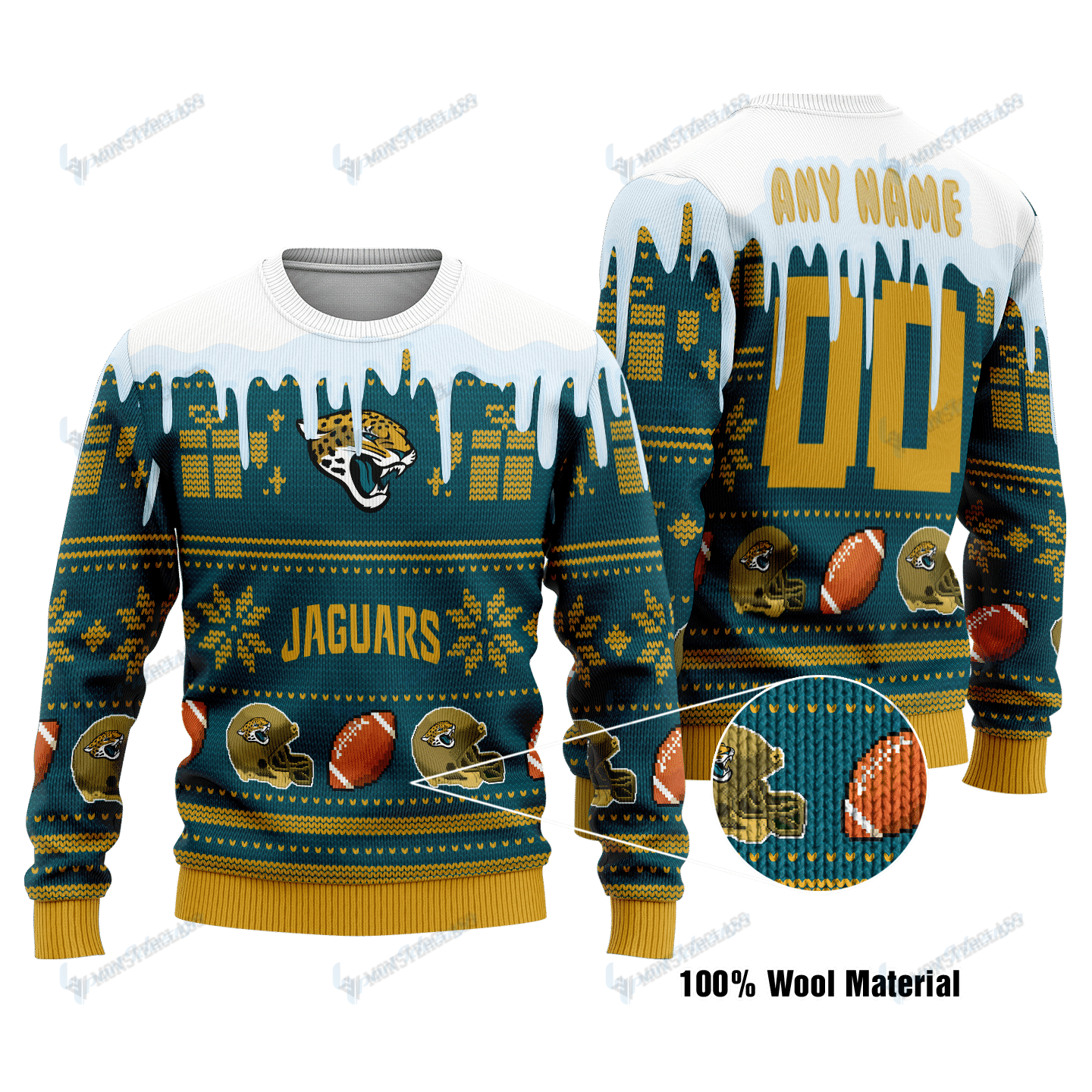 Jacksonville Jaguars Woolen Sweater 161