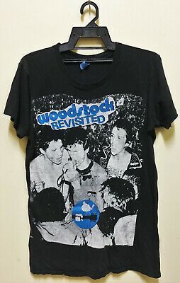 80s Accessories Vintage 80s 1981 Woodstock Revisited Anti Pasti Vice Squad Punk Concert shirt