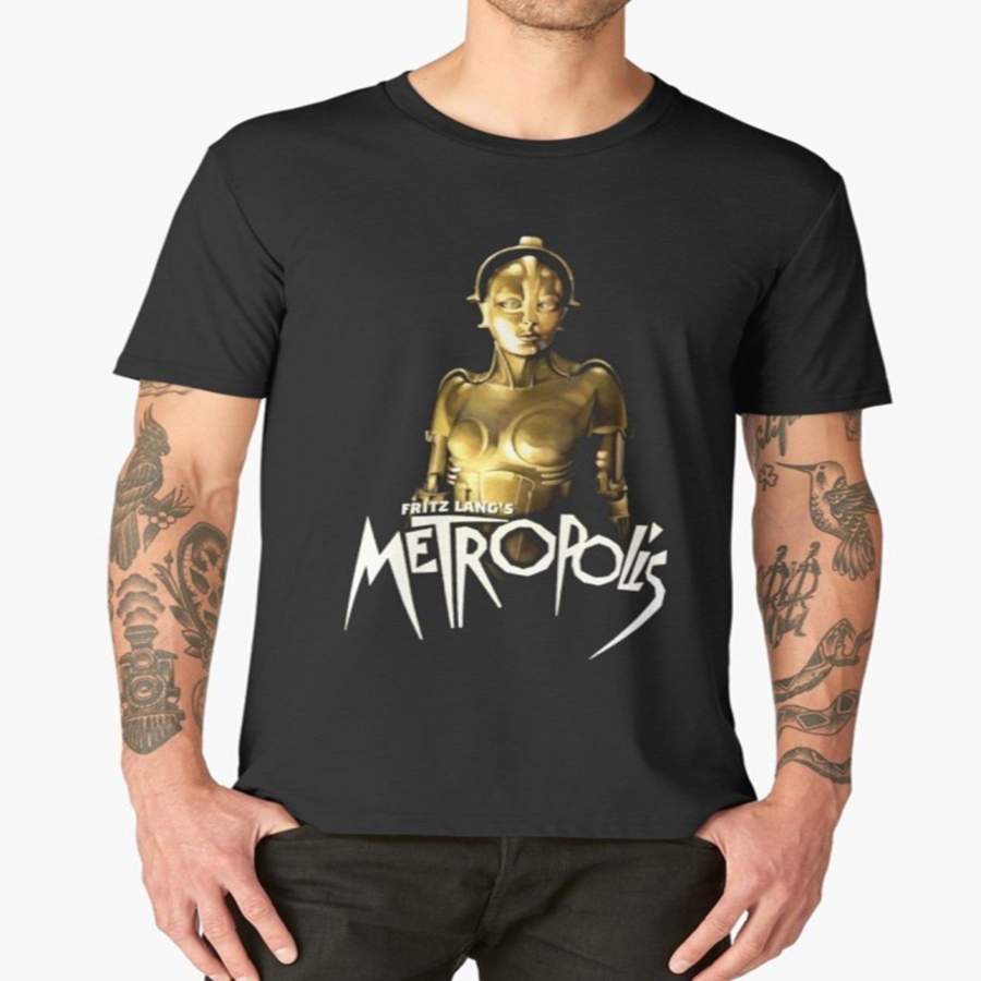 Fritz Lang Metropolis T Shirt Classic Cult Vintage Retro 1927 Film Birthday Gift