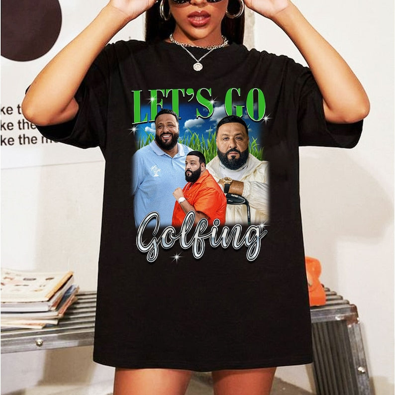 Dj Khaled Let’S Go Golfing Vintage Shirt, Dj Khaled Shirt, Dj Khaled 90S Rap Hip Hop Shirt Rap Tee Gift Dj09