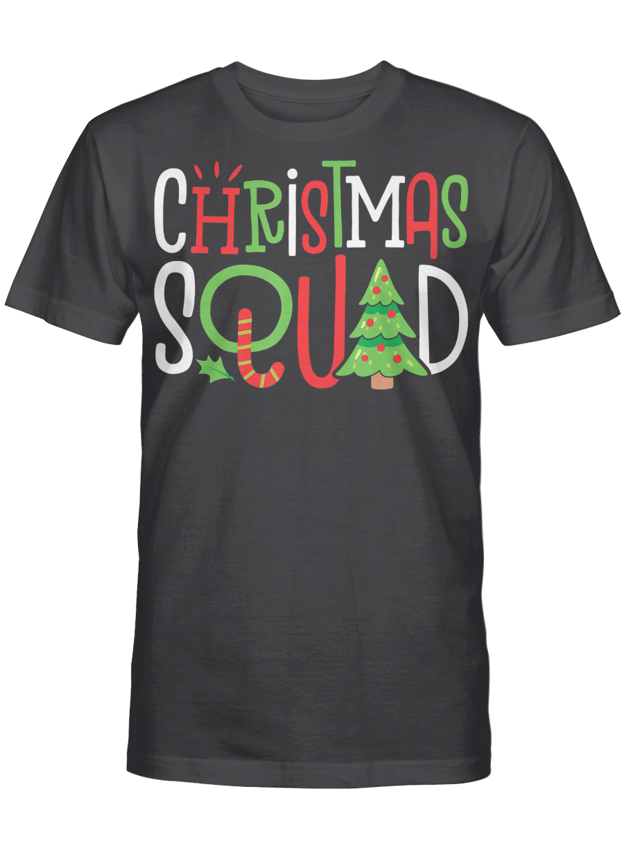 AmazeStyleZ Santa’s Reindeer, Ugly Christmas Sweater, Christmas Gift Ideas, Christmas Squad Funny Xmas Tree Family Matching Pajamas Boys T-Shirt