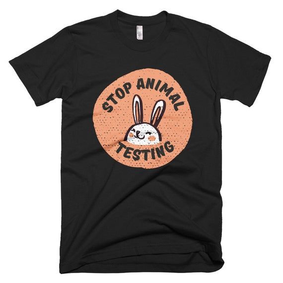 Stop Animal Testing Unisex T Shirt Vegan Shirt Boho Shirt 70 S Tee Retro Shirt Hipster Shirt Vintage Tee Vegetarian Shirt