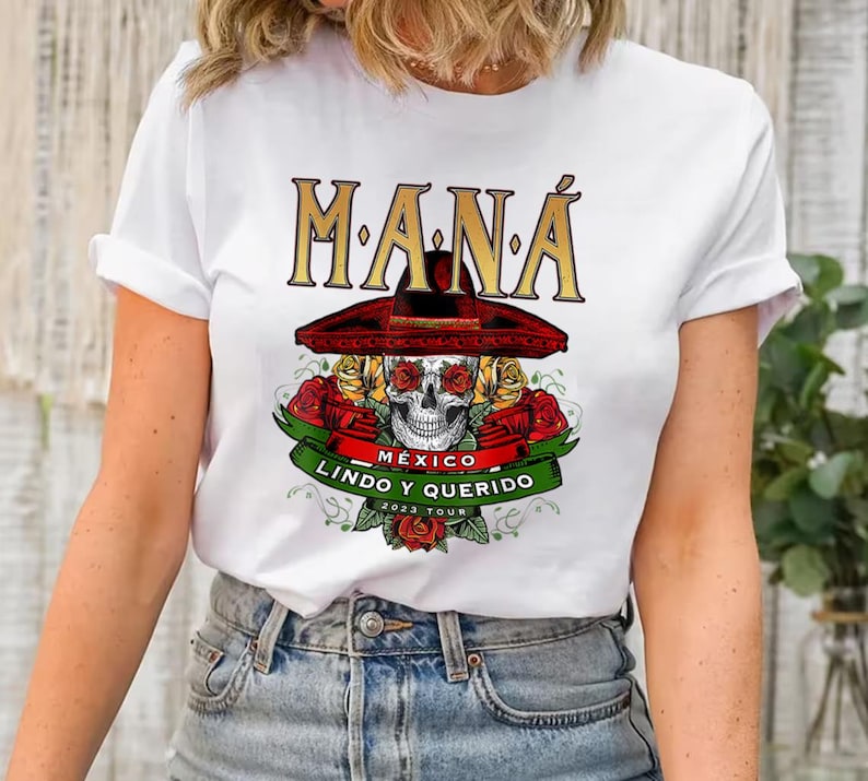 Maná Tour 2023 Shirt, Mana Concert Shirt, México Lindo Y Querido Tour Shirt, Mana Band Tshirt, Anniversary Gift For Fans